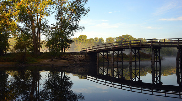 The Historic Old North Bridge, Minute Man National Park, Concord, MA